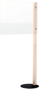 PAPERFLOW Spuckschutz CP65X98, transparent 65,0/98,0 x 176,5 cm, 1 St.