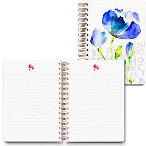 Thumbnail - LUMA Notizbuch Blumenfreunde DIN A5 liniert, mehrfarbig Hardcover 100 Seiten, 1 St.