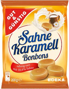 GUT&GÜNSTIG Karamell Bonbons 40 St./ 200,0 g