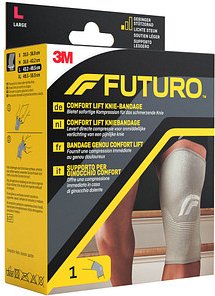 FUTURO™ Kniebandage Comfort Lift 76588DABI, Gr. L grau 43,2-49,5 cm, 1 St.