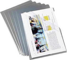 DURABLE Sichthüllen DIN A4 glasklar glatt 0,15 mm, 100 St.