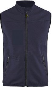 Thumbnail - BLAKLÄDER® unisex Softshellweste 3850 marine, schwarz Größe M