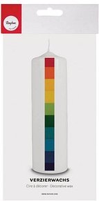 Rayher Wachsfolien mehrfarbig Regenbogen-Set, 1 Pack