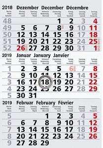 Ersatzkalendarium für Edelstahltischkalender 2026/2027