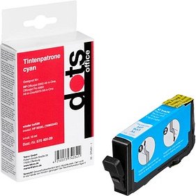 dots cyan Druckerpatrone kompatibel zu HP 903XL (T6M03AE)