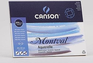 Thumbnail - canson Aquarellblock Montval 24,0 x 32,0 cm, 1 Block