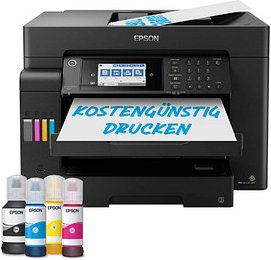 Thumbnail - AKTION: EPSON EcoTank ET-16655 4 in 1 Tintenstrahl-Multifunktionsdrucker schwarz mit 150 Euro CashBack