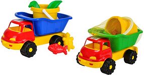 LKW Kipper mit Eimergarnitur Sandfahrzeug mehrfarbig
