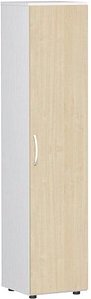 geramöbel Aktenschrank Flex, S-345100-AW weiß, ahorn 4 Fachböden 40,0 x 42,0 x 180,8 cm