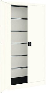 mauser Metallschrank BF 4 PLE - 9010/9010 reinweiß 95,0 x 42,0 x 195,0 cm, aufgebaut, 1 St.