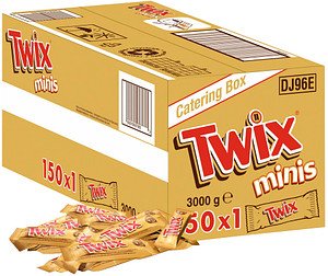TWIX Minis Schokoriegel 150 Riegel