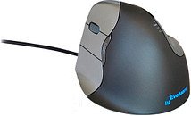 Thumbnail - BAKKER ELKHUIZEN Evoluent 4 Maus ergonomisch kabelgebunden grau, schwarz, silber