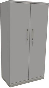 Thumbnail - fm Aktenschrank Oldenburg, 4260429767724 lichtgrau 3 Fachböden 80,0 x 44,2 x 151,7 cm