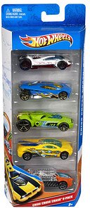 Mattel GAMES Hot Wheels 1806 Spielzeugautos, 5 St.