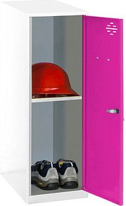 Simonrack Spind SIMONLOCKER DISM weiß, pink 8425437119392, 1 Schließfach 40,0 x 50,0 x 91,5 cm