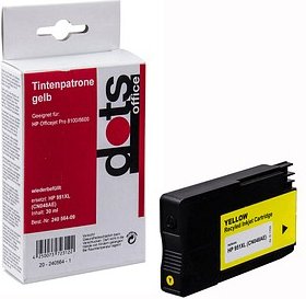dots gelb Druckerpatrone kompatibel zu HP 951XL (CN048AE)