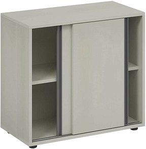 fm Schiebetürenschrank home office, 4260672333196 lichtgrau 1 Fachboden 80,0 x 40,0 x 73,4 cm