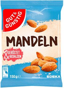 GUT&GÜNSTIG Mandeln geröstet & gesalzen 150,0 g