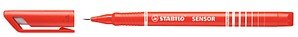 STABILO sensor 189 Fineliner rot 0,3 mm, 1 St.