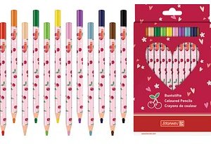 BRUNNEN Fruity Love Buntstifte farbsortiert, 12 St.