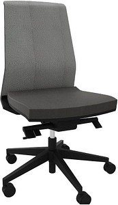 Thumbnail - Quadrifoglio Bürostuhl Omnia Netz Stoff anthrazit, Gestell schwarz