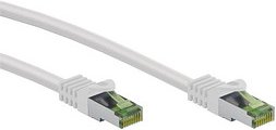 Thumbnail - goobay RJ-45 Netzwerkkabel 5,0 m weiß bis zu 2.000 MHz, 1 St.