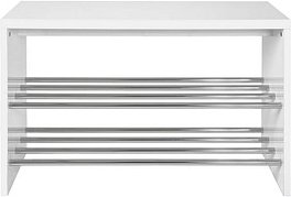 Thumbnail - HAKU Möbel Schuhbank 95331 chrom Holz 81,0 cm