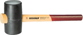 Thumbnail - GEDORE Gummihammer 0,4 kg Ø 55 mm Kopf: Gummi