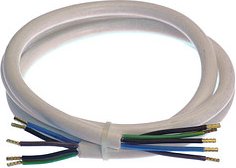 Thumbnail - as-Schwabe Aderendhülsen Kabel Herdanschluss 1,5 m weiß, 1 St.