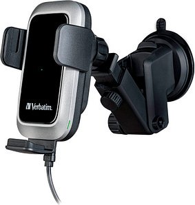 verbatim Car Charger FWC-03 Induktives Kfz-Ladegerät schwarz, Kabellänge: 1,0 m, 15 Watt