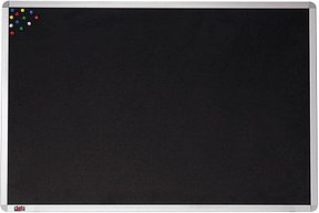 Thumbnail - dots Pinnwand 120,0 x 90,0 cm Textil schwarz