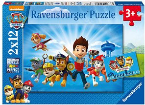 Ravensburger PAW Patrol Ryder und die PAW Patrol Puzzle, 2 x 12 Teile