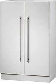 HAMMERBACHER Aktenschrank Orbis, V7550/5/5/RE lichtgrau 2 Fachböden 80,0 x 42,0 x 127,0 cm