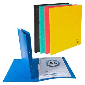 Exacompta Ringbuch 2-Ringe farbsortiert 2,0 cm DIN A4, 20 St.