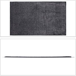 Thumbnail - relaxdays Fußmatte schwarz/grau 90,0 x 150,0 cm