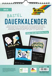 folia Kalender zum Selbstgestalten 21,0 x 30,1 cm jahresunabhängig, 1 St.