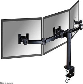 Thumbnail - Neomounts Monitor-Halterung FPMA-D960D3 schwarz für 3 Monitore, Tischklemme