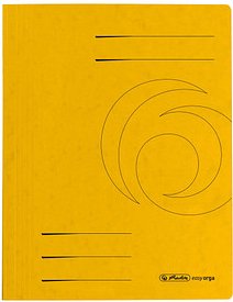 herlitz Schnellhefter Quality Karton gelb DIN A4, 1 St.