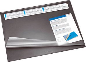 Thumbnail - Läufer Schreibtischunterlage SYNTHOS schwarz Kunststoff 65,0 x 52,0 cm, 1 St.