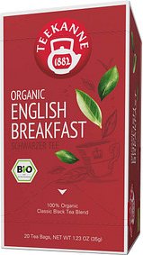 TEEKANNE ORGANIC ENGLISH BREAKFAST Bio-Tee 20 Portionen