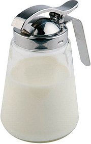 APS Zuckerstreuer bzw. Milchkännchen transparent/silber 0,3 l