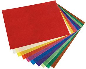 Thumbnail - folia Transparentpapier farbsortiert 42 g/qm 10 Blatt