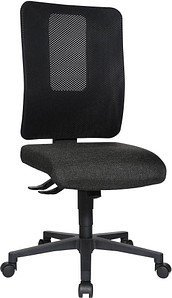Thumbnail - Topstar Bürostuhl Open X (N), OX1000 G220 Stoff anthrazit, Gestell schwarz