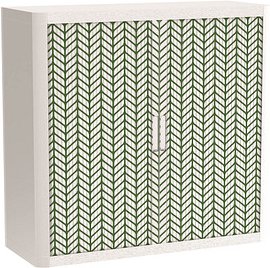 PAPERFLOW easyOffice Tropical Rollladenschrank 60628 2 Fachböden 110,0 x 41,5 x 104,0 cm