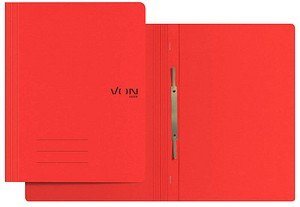 VON LEITZ Schnellhefter Karton rot DIN A4