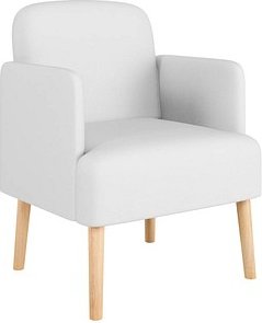 Thumbnail - meet powered by PAPERFLOW Besuchersessel Brooks FTBROSC.23.13 weiß Kunststoff