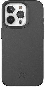 WOODCESSORIES Bio Case Handy-Cover für Apple iPhone 15 Pro schwarz