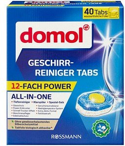 domol 12-FACH POWER Spülmaschinentabs 40 St.
