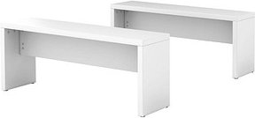 Thumbnail - HAMMERBACHER Bänke Meeting Point VMB118/W weiß Holz 118,0 cm, 2 St.