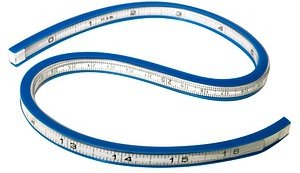 WESTCOTT Kurvenlineal TC-385 weiß